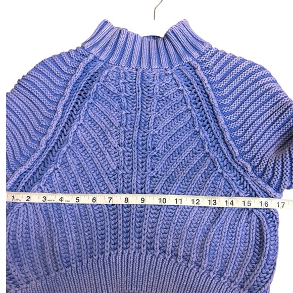Free People Sweetheart Chunky Knit Sweater- Size XS - Picture 8 of 14